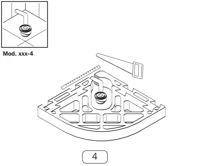 KALDEWEI 567 Superplan Shower Bath - THE BASE PLATE