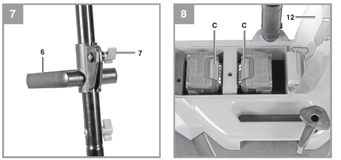 EINHELL GE-ST 36 Cordless Snow Thrower 5
