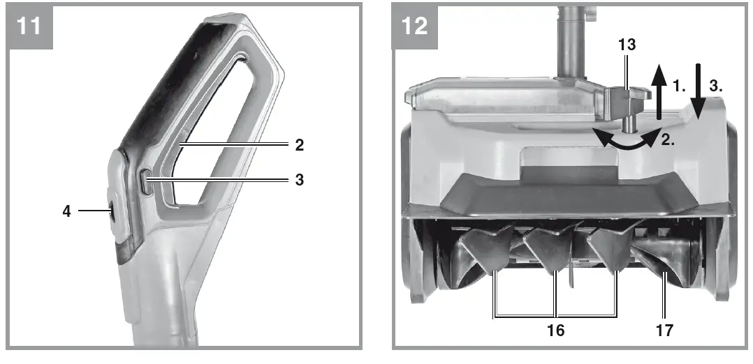 EINHELL GE-ST 36 Cordless Snow Thrower 7