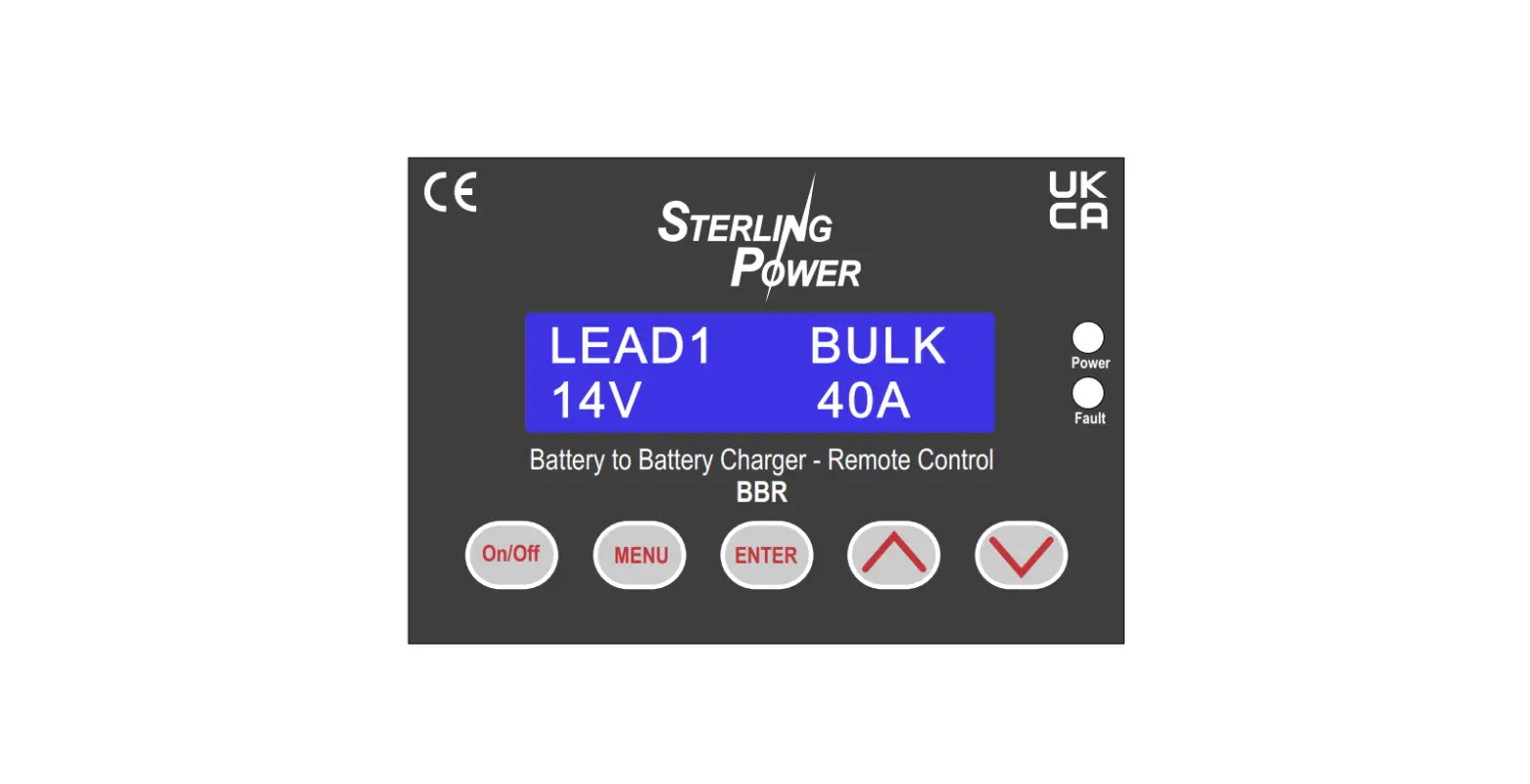 Sterling Power Bbr Battery To Battery Charger Remote Control User Guide