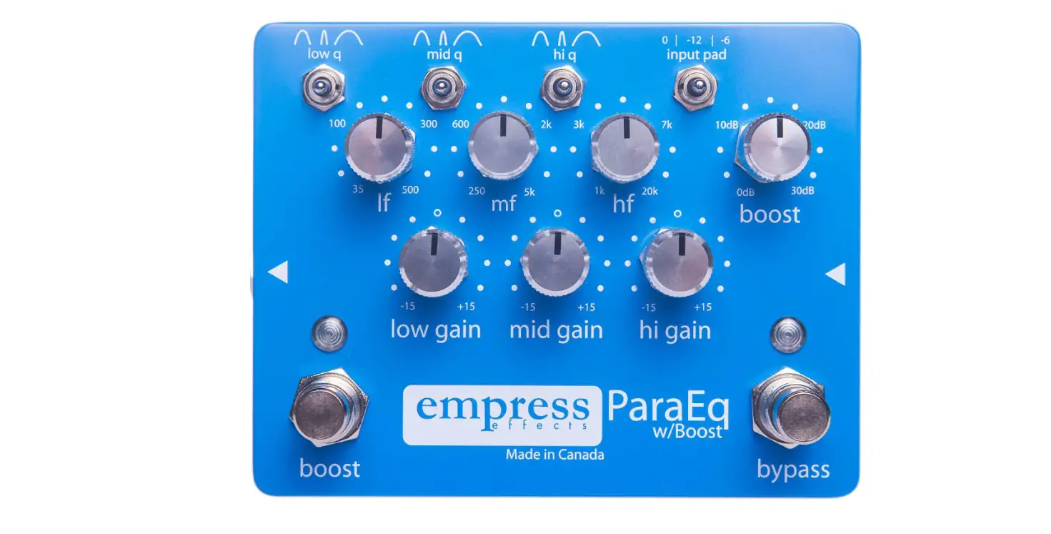 Empress Effects Paraeq Guitar Pedal User Manual Empress Effects Paraeq Guitar Pedal User Manual
