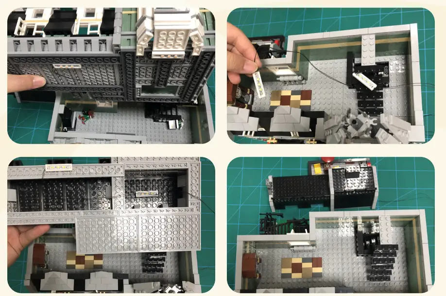 GAME OF BRICKS 10185 Light Kit for Green Grocer-fig10