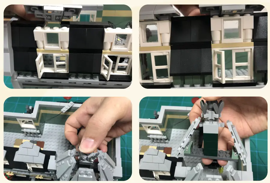 GAME OF BRICKS 10185 Light Kit for Green Grocer-fig12