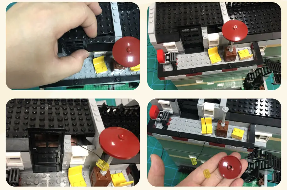 GAME OF BRICKS 10185 Light Kit for Green Grocer-fig14