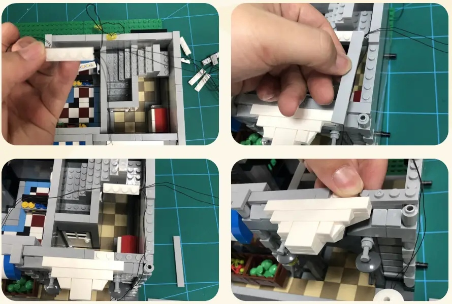 GAME OF BRICKS 10185 Light Kit for Green Grocer-fig2