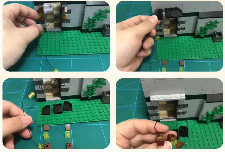 GAME OF BRICKS 10185 Light Kit for Green Grocer-fig7