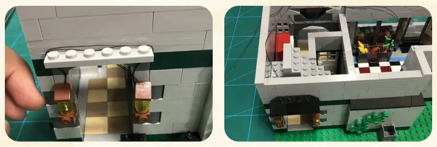 GAME OF BRICKS 10185 Light Kit for Green Grocer-fig8