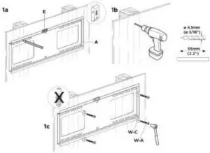 Drywall, plaster or timber walls