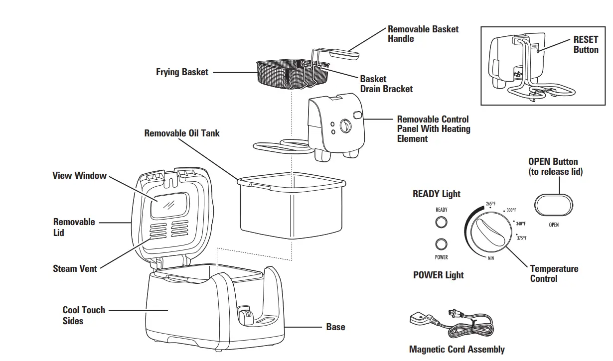 Hamilton Beach Electric Deep Fryer-1