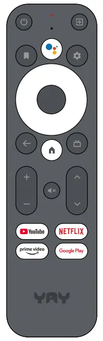 YAY D201209 Ott Tv Box - Remote