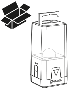 VARTA Outdoor Ambiance L10 LED Camping Lantern - fig 1