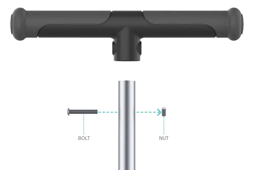 JETSON JSTXT-BLK Stixit Folding Kick Scooter - Fig5