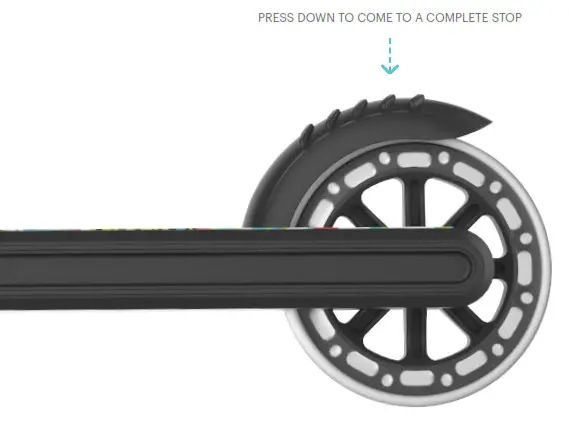 JETSON JSTXT-BLK Stixit Folding Kick Scooter - Fig8