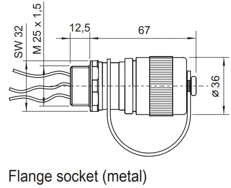 STAHL-210749-miniCLIX-Plug-Connector-Flange-Socket-FIG 1