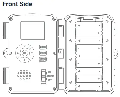 REXING H1 Blackhawk Night Vision Trail Camera - Front Side