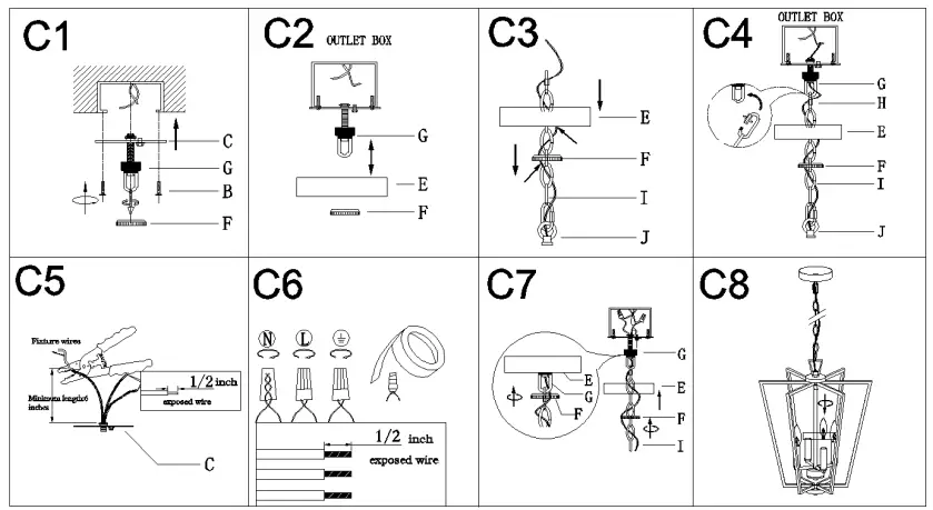 Uolfin-5069610-4-Light-Brushed-Gold-with-Geometric-Shape-Modern-Contemporary-Cage-Chandelier-FIG6