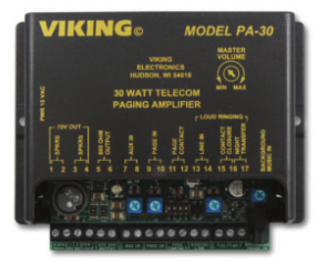VIKING PP-250 250 Watt 70V Paging Power Amplifier - Background Music