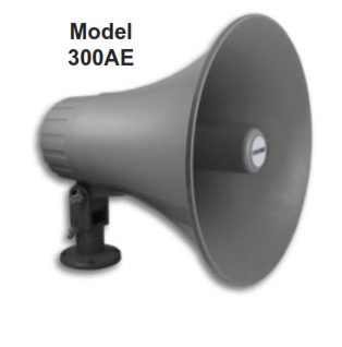 VIKING PP-250 250 Watt 70V Paging Power Amplifier - Paging Horn