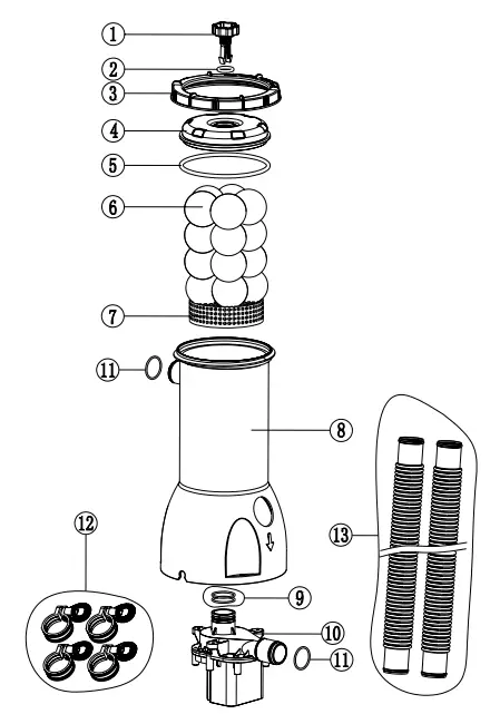swim-and-fun-1932-Filterball-Filter-System-90W-FIG-1