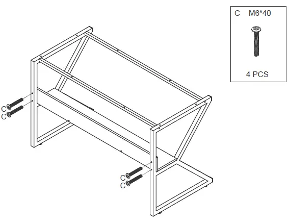 Tribesigns-HOGA-NY005-Rectangular-Black-Wood-Computer-Gaming-Desk-FIG-10