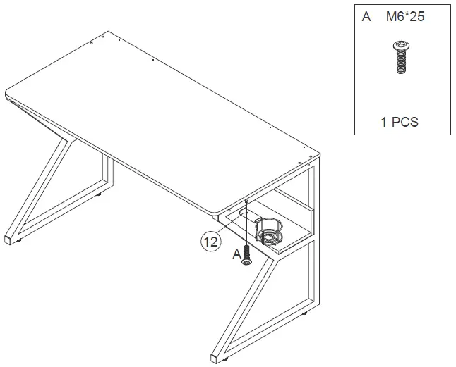 Tribesigns-HOGA-NY005-Rectangular-Black-Wood-Computer-Gaming-Desk-FIG-12
