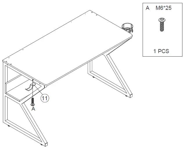 Tribesigns-HOGA-NY005-Rectangular-Black-Wood-Computer-Gaming-Desk-FIG-13