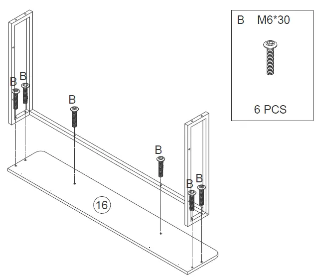 Tribesigns-HOGA-NY005-Rectangular-Black-Wood-Computer-Gaming-Desk-FIG-15