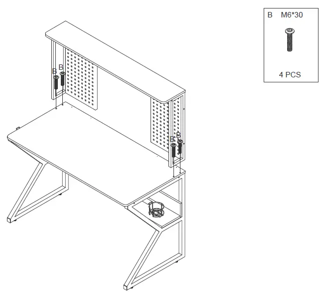 Tribesigns-HOGA-NY005-Rectangular-Black-Wood-Computer-Gaming-Desk-FIG-18