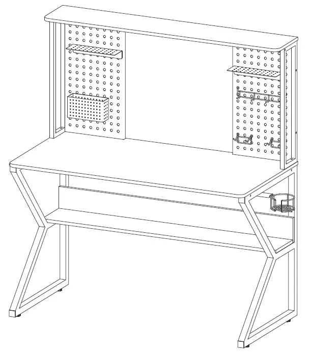 Tribesigns-HOGA-NY005-Rectangular-Black-Wood-Computer-Gaming-Desk-PRODUCT