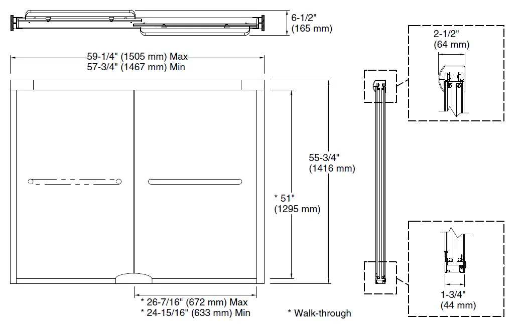 STERLING-5325EZ-59-Silver-with-Smooth-Clear-Glass-Pattern-fig-2