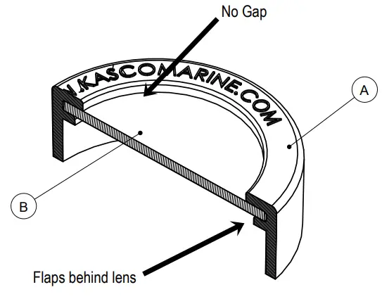 Kasco LED3S19 WaterGlow Stainless Steel Lighting - Step 2