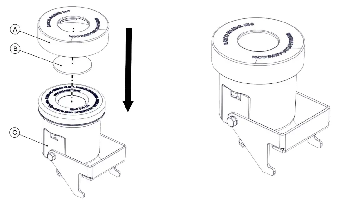 Kasco LED3S19 WaterGlow Stainless Steel Lighting - Step 3
