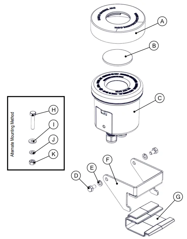 Kasco LED3S19 WaterGlow Stainless Steel Lighting - parts