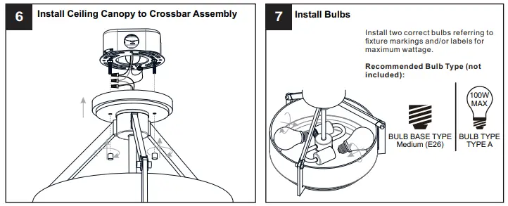 QUOIZEL QSF5598AB-Collinham-14.25-Inch-2-Light-Matte-Black-Semi-Flush-Mount-fig-5