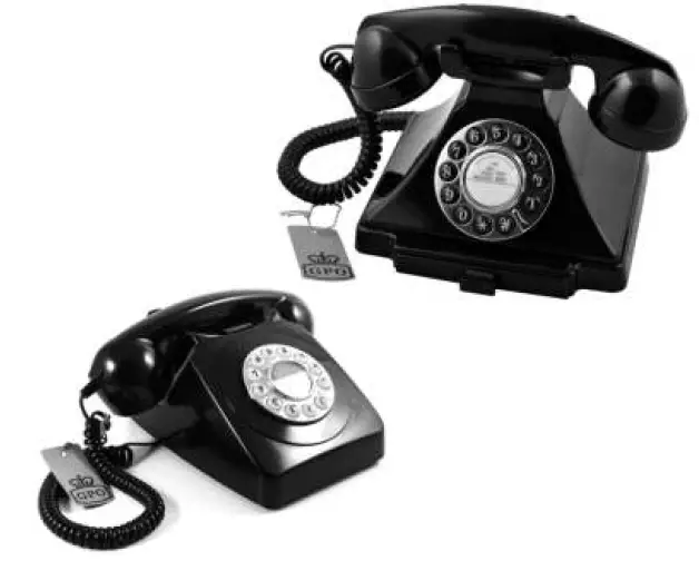 GPO Retro 746 PUSH RED Push Button Phone