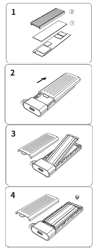 ORICO M2 Series M.2 SSD Enclosure 1