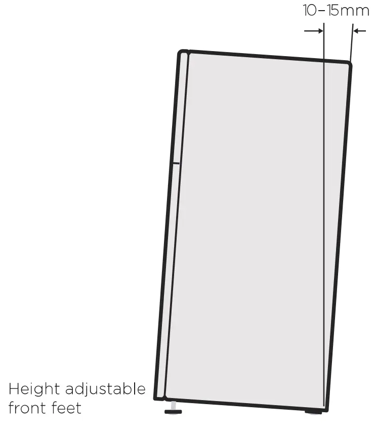 Installing Your Refrigerator