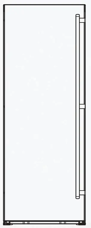 Westinghouse WFB2804AB 238L Single Door Freezer