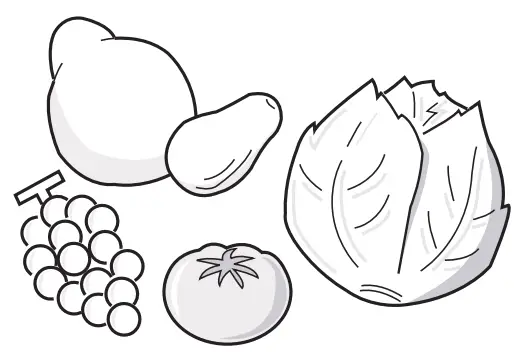 Fruit and vegetables