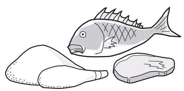 Meat, fish and poultry