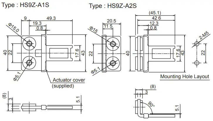 IDEC HS1L Series Spring Locking Interlock Switch - Figure 27