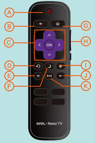 onn 100012587 65” 4K UHD Roku Smart TV-Grab your remote