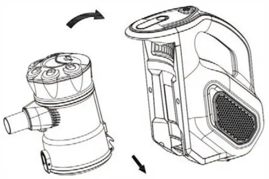 HYUNDAI HHE203201 Feather Stick Vacuum Cleaner - PART DESCRIPTION1