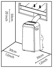 Whynter BTU Portable Air Conditioner With Heater - Choosing The Right Location