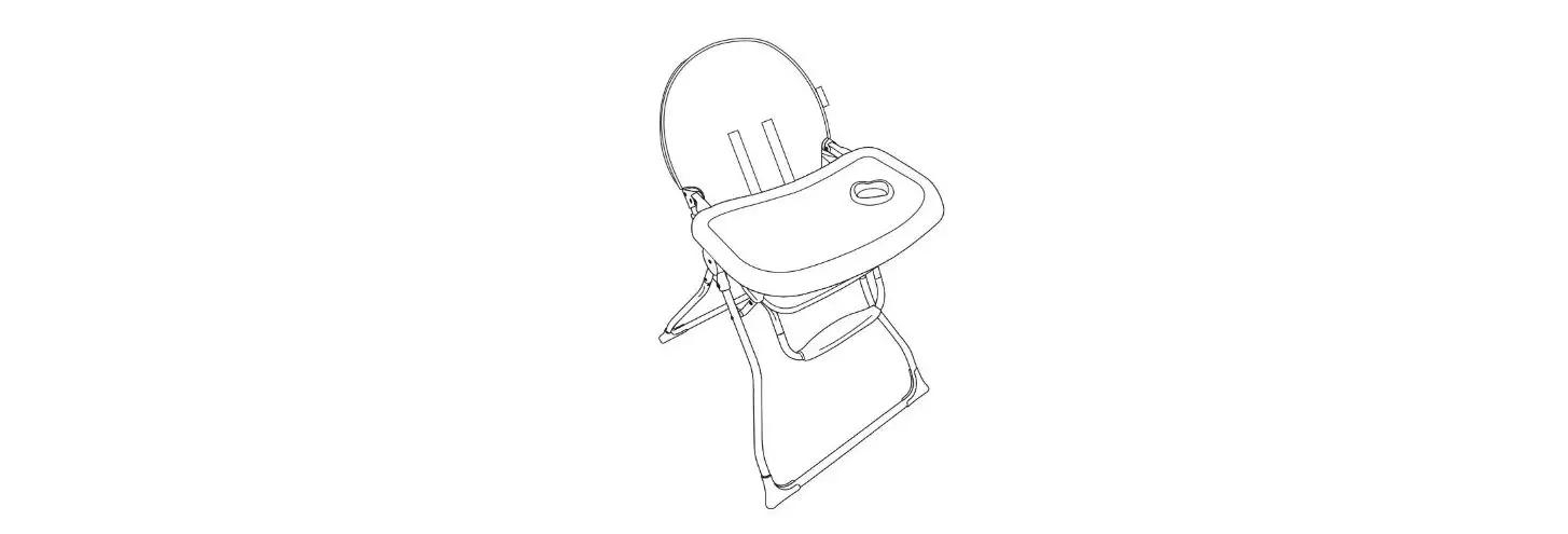 Livingbasics Lb-kdd-h003 Portable Folding High Chair User Guide