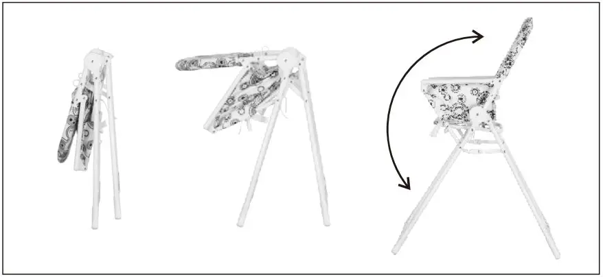 LIVINGbasics LB-KDD-H003 Portable Folding High Chair-fig3