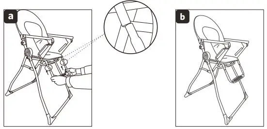 LIVINGbasics LB-KDD-H003 Portable Folding High Chair-fig4
