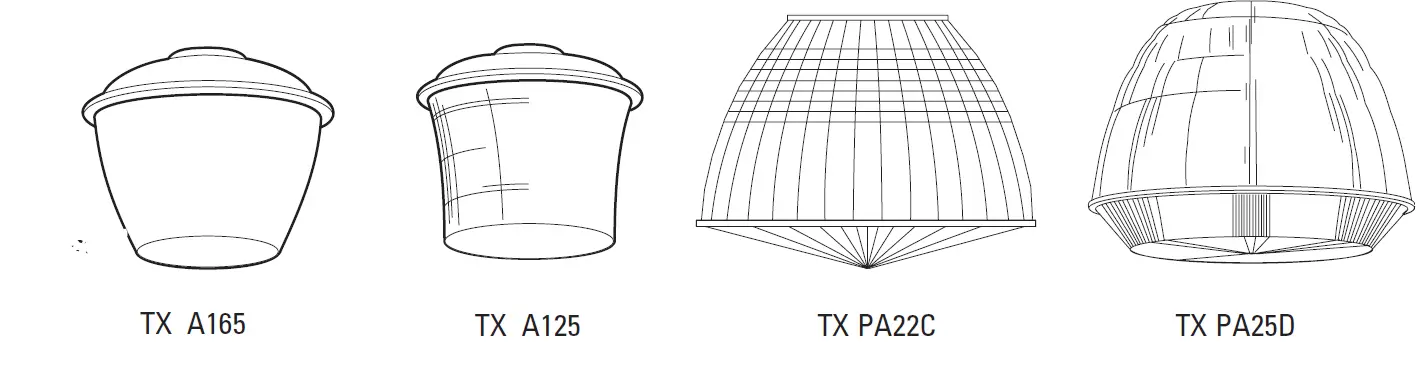 LITHONIA LIGHTING TX A165-A162 Enclosed Prismatic Acrylic Optical 02