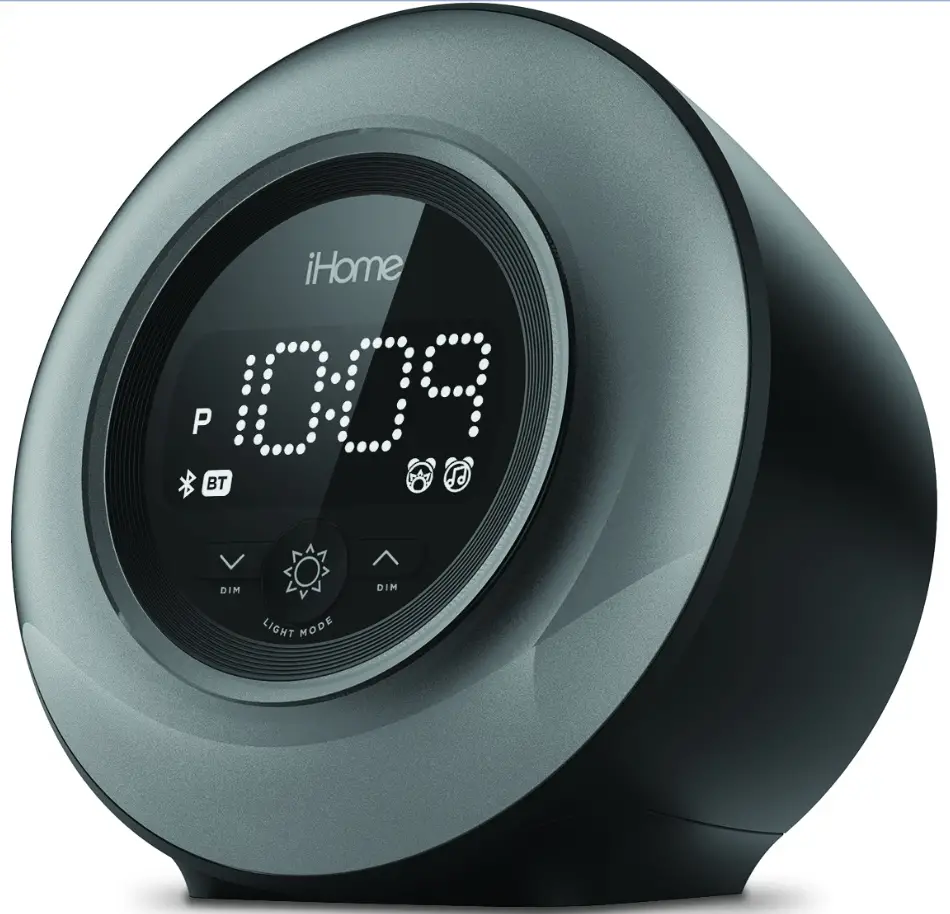 iHome iBT295 PowerClock Glow Bluetooth Speaker and USB -
