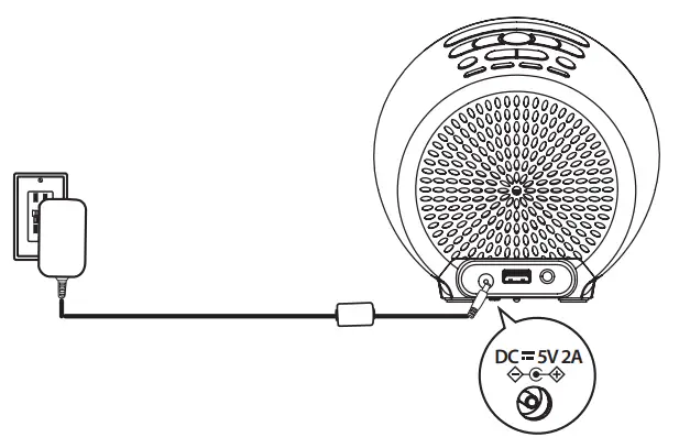 iHome iBT295 PowerClock Glow Bluetooth Speaker and USB Charging -- Step